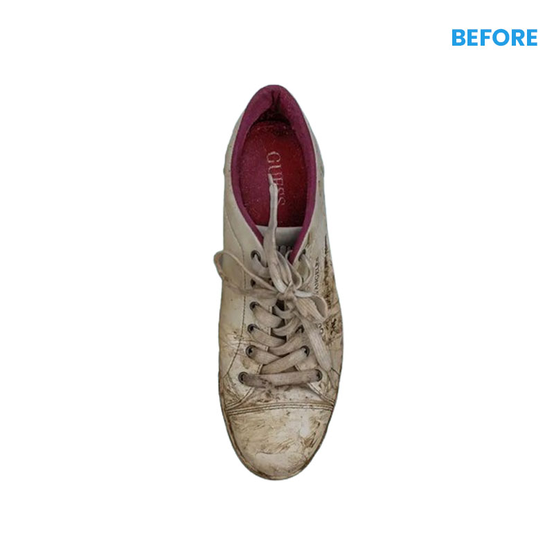 shoes before