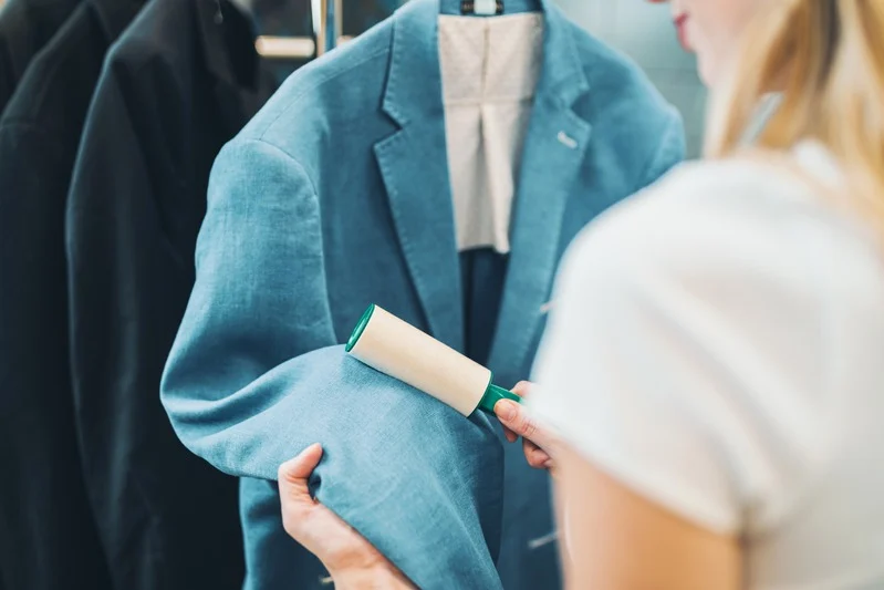 Professional dry cleaning detail